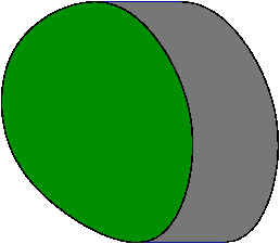Minkowski sum of oval and line segment