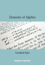[The cover: Elements of Algebra]