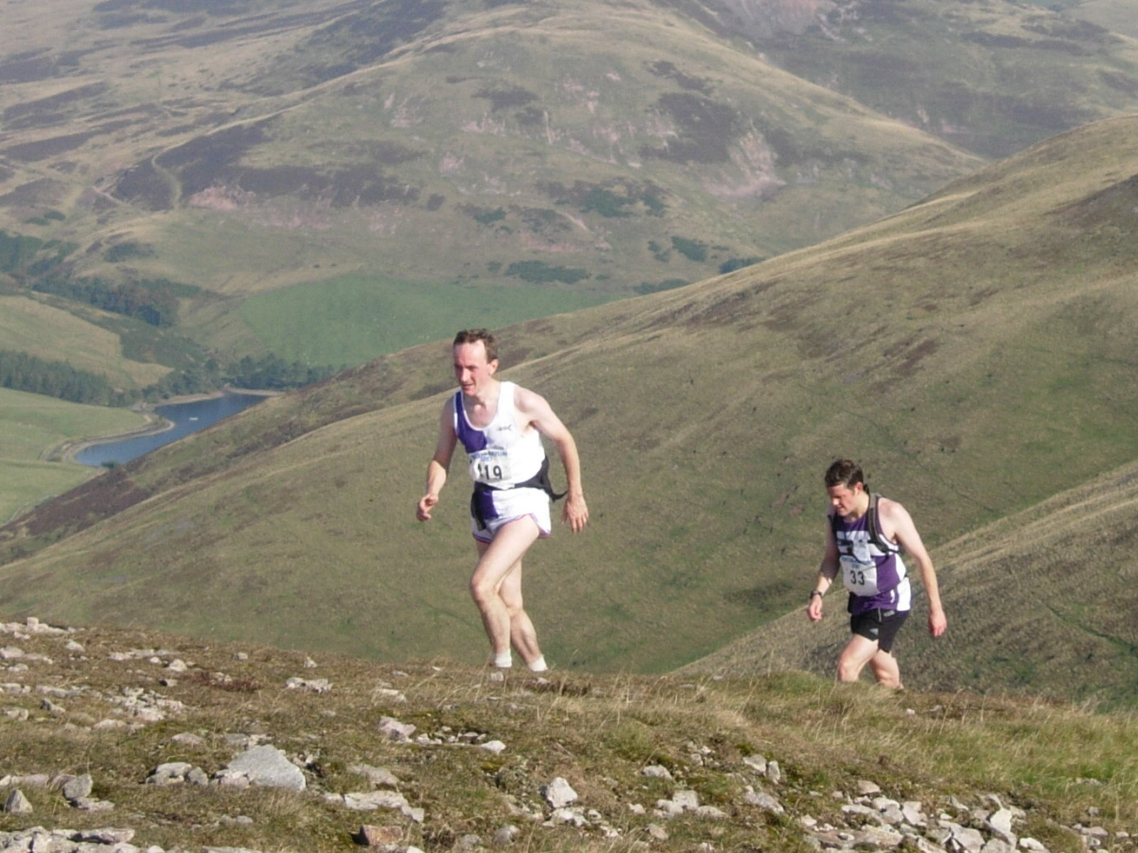 Toiling up
Carnethy in the 2007 Pentland Skyline