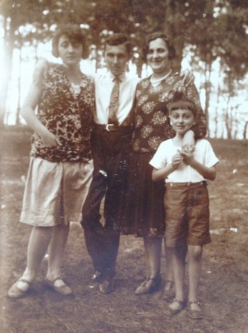 Gerda, Olek, Helen and Marcel